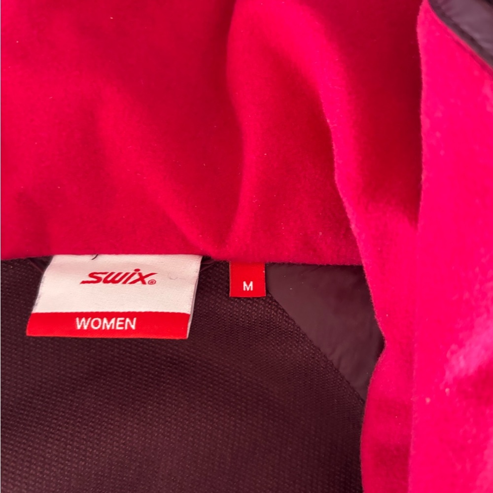 Swix Hot Pink and Burgundy Hooded Nordic Jacket - Picture 5 of 10